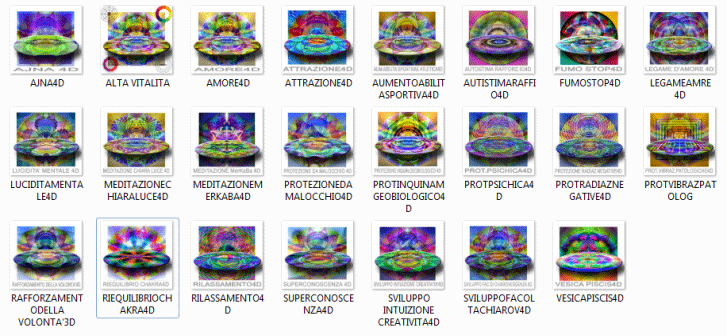 Kit Completo Tavole Radioniche 4D
